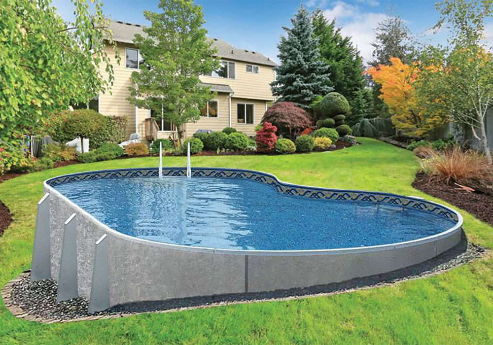 Ecotherm Insulated Pool - Kidney Semi-Inground