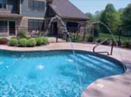 Optional Water Features for Insulated Pools