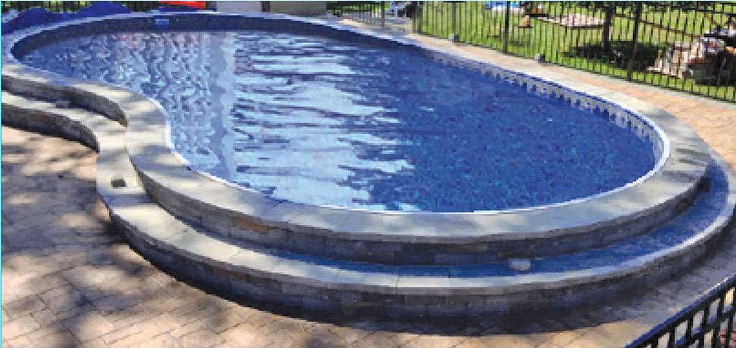 Kidney Shaped Insulated Pool